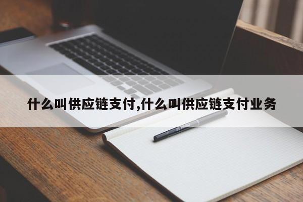 什么叫供应链支付,什么叫供应链支付业务